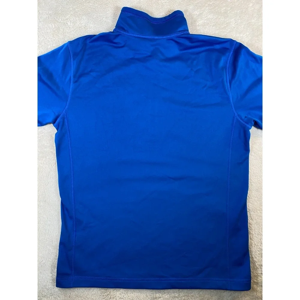 The North Face Fleece 1/4 Zip Pullover Men's M Blue Long Sleeve Top